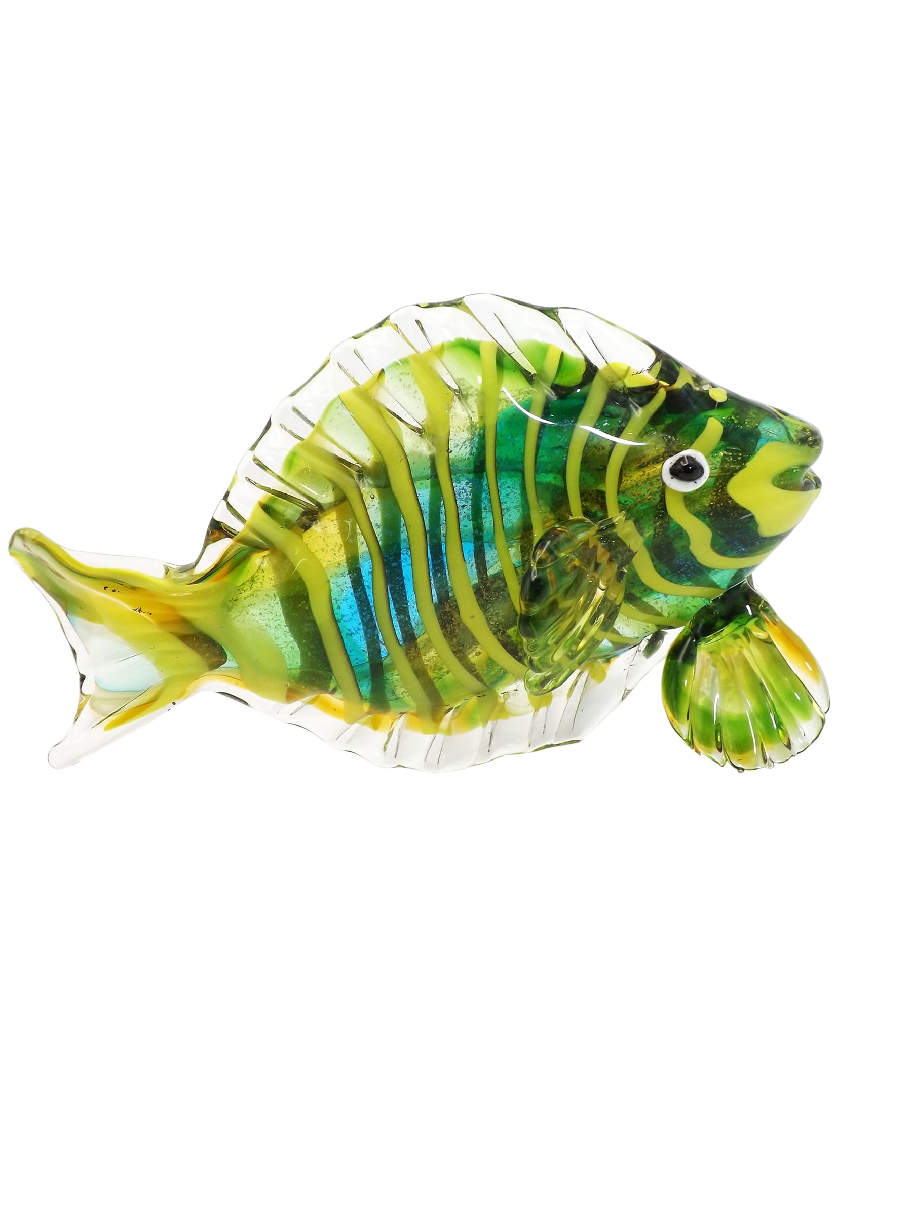 Dale Tiffany 6.5" Tall Varadero Fish Art Glass Handcrafted Murano-Style Figurine