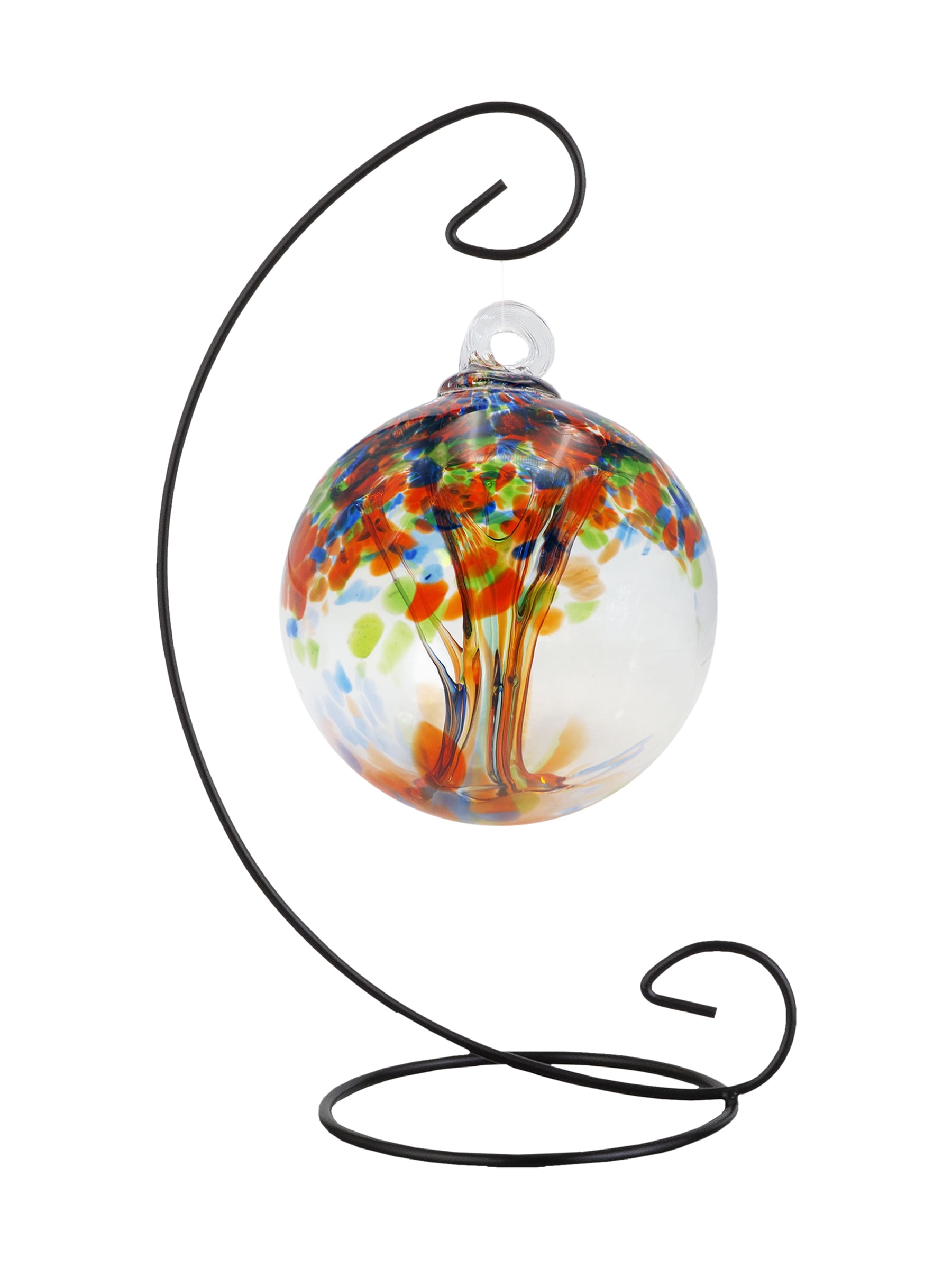 アスティエ オーナメント ARTEMIS BLOWING A BUBBLE Dale Tiffany AC23189-D4 Rainbow Tree of Life Hand Blown Art