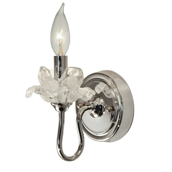 Dale Tiffany Bittersweet Crystal Wall Sconce - Polished Chrome