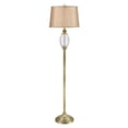 thumbnail image 1 of Dale Tiffany Brass Pineapple 24% Lead Hand Cut Crystal Floor Lamp, 1 of 2