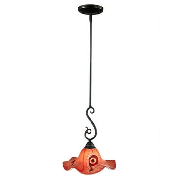 Dale Tiffany Carmel Mini Pendant Black in finish