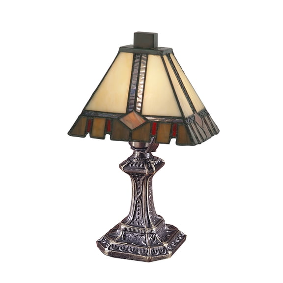 Dale Tiffany Castle Cut Tiffany Accent Table Lamp