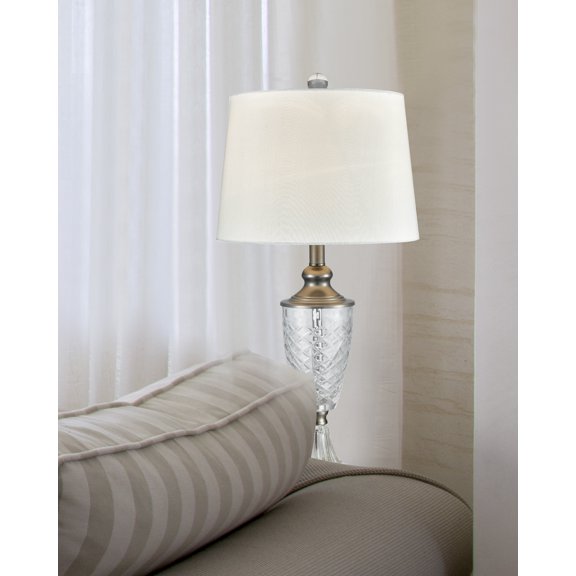 Dale Tiffany Castle Mountain 24% Lead Crystal Table Lamp