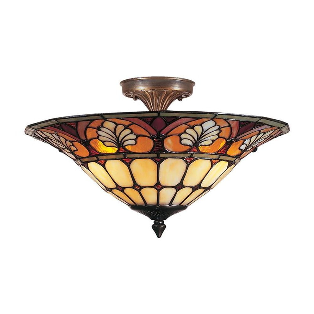 Dale Tiffany Dylan Tiffany Flush Mount - Walmart.com