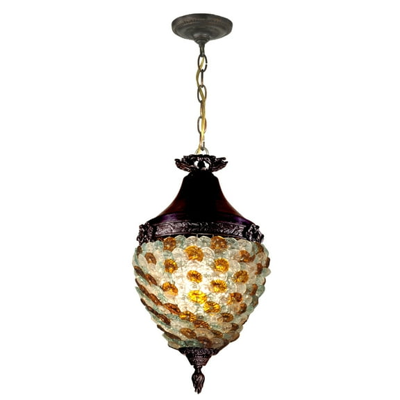 Dale Tiffany Glass Flower Hanging Fixture