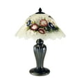 thumbnail image 1 of Dale Tiffany Hummingbird Flower Hand Painted Table Lamp, 1 of 2