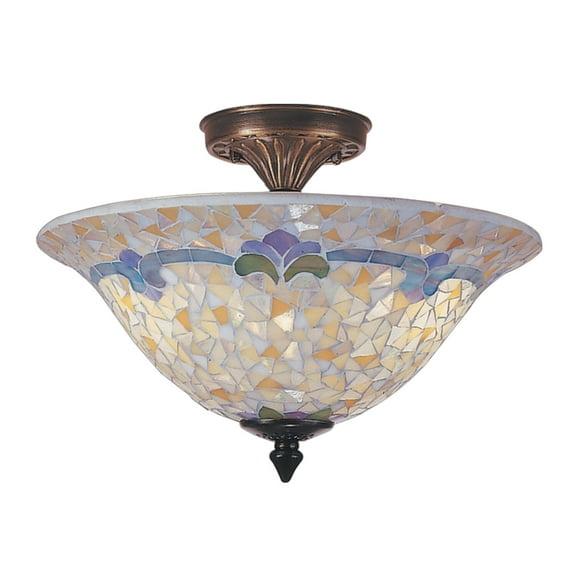 Dale Tiffany Johana Mosaic Flush Mount