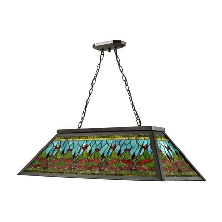Dale Tiffany Lighting - Glade Pool Table - Four Light Hanging Lantern
