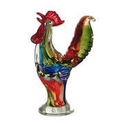 Dale Tiffany Rooster Handcrafted Art Glass Figurine