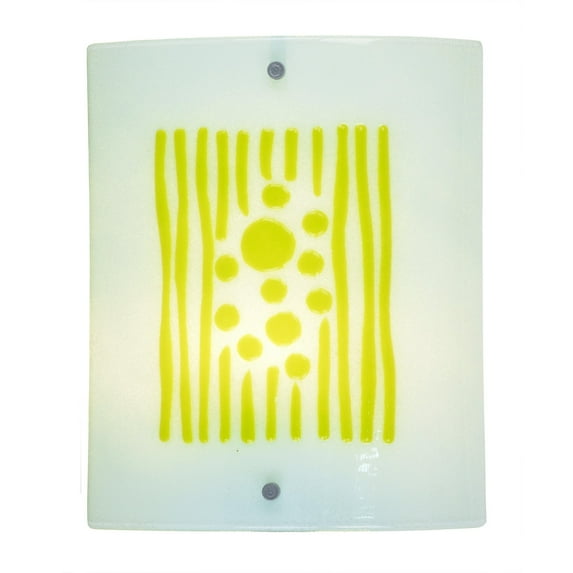Dale Tiffany Springdale 9"W Lennon LED Fused Glass Wall Sconce