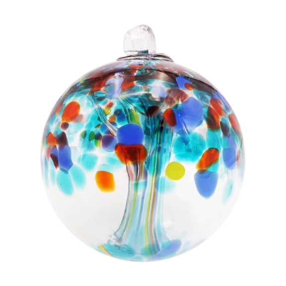 Art Glass Designs Tree of Life Devotion Hand Blown Art Glass Ornament 4" (101mm)
