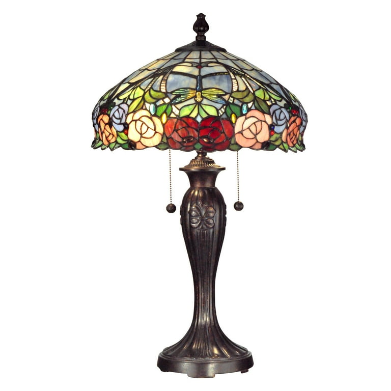 Dale Tiffany Zenia Rose Table Lamp - Walmart.com