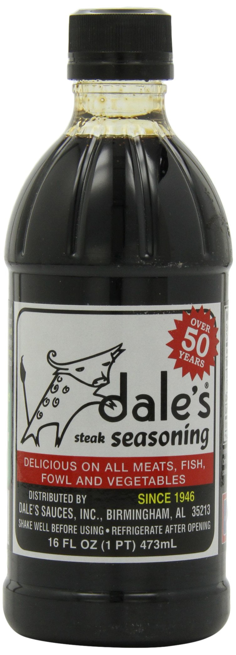 Dale's Seasoning, Steak Seasoning, 16 fl. oz. Bottle, Liquid Marinade 