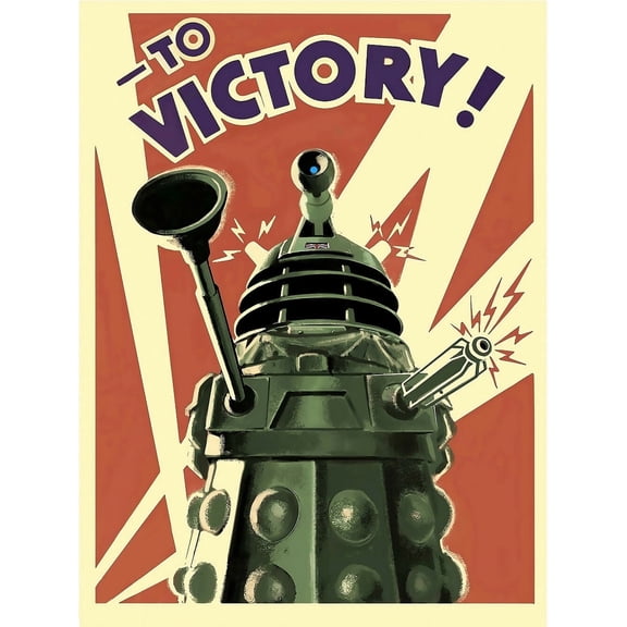 Dalek Victory - CANVAS or PRINT WALL ART