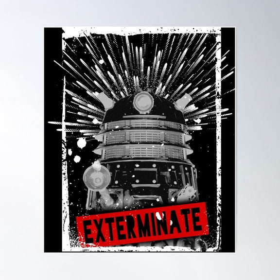 Daleks - Exterminate Doctor Poster Wall Art Modern Wall Decor For Living Room Bedroom Art