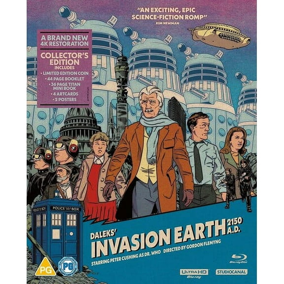 Daleks--Invasion Earth 2150 A.D. - Collector's Edition All-Region UHD with Region B Blu-Ray (4K Ultra HD), Studio Canal, Sci-Fi & Fantasy