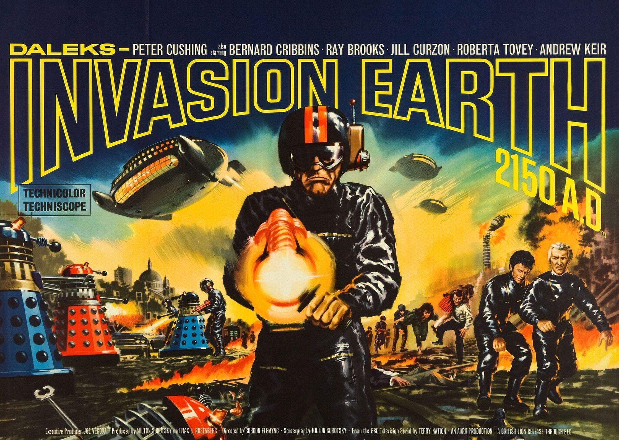 Daleks Invasion Earth 2150 AD Canvas Art - (28 x 22)
