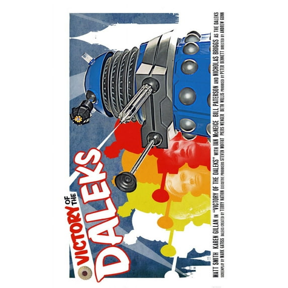 Daleks Victory poster Metal Sign 8inx 12in Art Print on Metal 8x12 Square Adults Z Posters