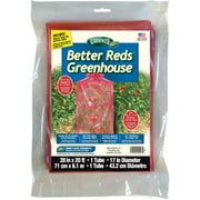 Dalen Better Reds Greenhouse-Breathable Plant Cover Perfect for Tomatoes-28in x 20ft