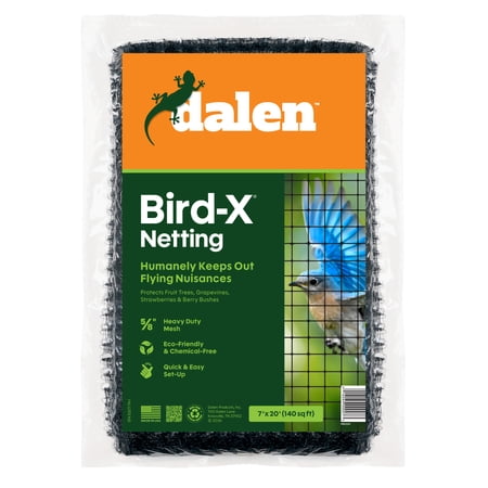 Dalen Bird X Protective Mesh Netting - Keep Birds and Pests Away from Your Garden – Non Toxic - 14' x 45'