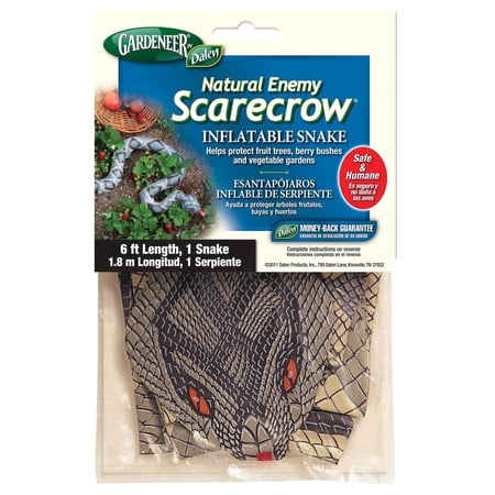 Dalen Inflatable Snake - Efficient Bird and Pest Deterrent – Safely Deters Birds – 6 feet Long