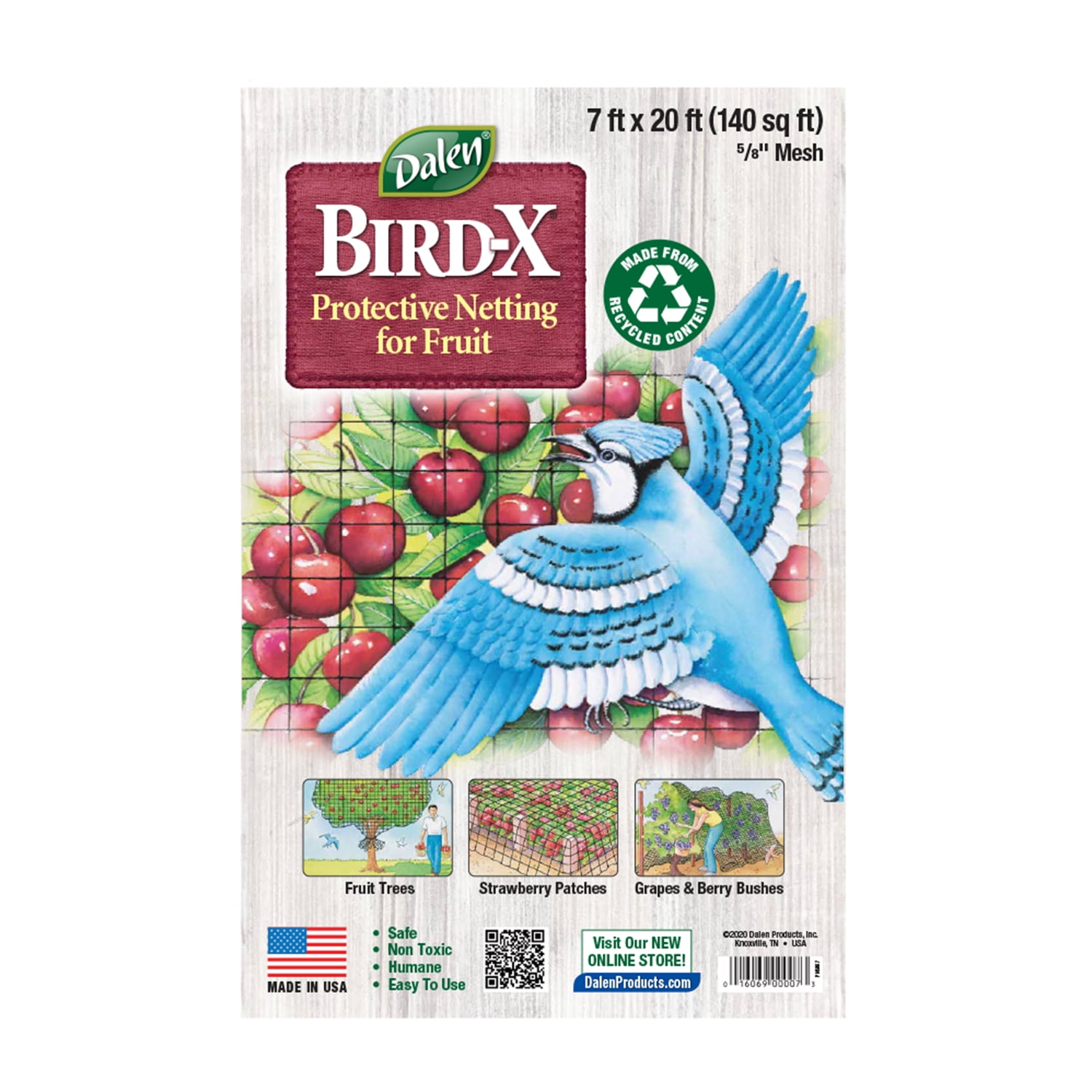 Dalen Products Gardeneer BirdX Protective Mesh Garden Bird Pest Netting
