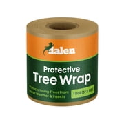 Dalen Protective Tree Wrap and Breathable Material – Non-Toxic and Reusable Protection – Stimulates Faster Growth and Healthier Trees – 3" Wide x 50' Long