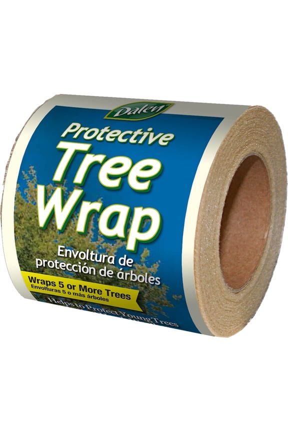 Protective Tree Wrap and Breathable Material  Non-Toxic and Reusable Protection  Stimulates Faster Growth and Healthier Trees  3" Wide x 50' Long