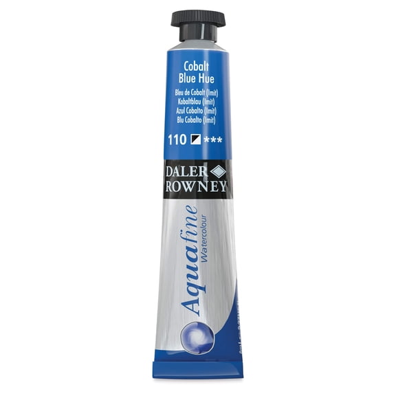 Daler-Rowney Aquafine Watercolor - Cobalt Blue Hue, 8 ml Tube