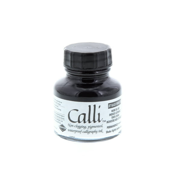 Daler-Rowney Calli Ink, 1 oz. Bottle, Jet Black