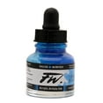 thumbnail image 1 of Daler-Rowney FW Acrylic Artists Ink, 1 oz. Dropper-Top Bottle, Process Cyan, 1 of 2