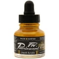thumbnail image 1 of Daler-Rowney FW Pearlescent Liquid Acrylic, 1 oz. Bottle, Mazuma Gold, 1 of 2