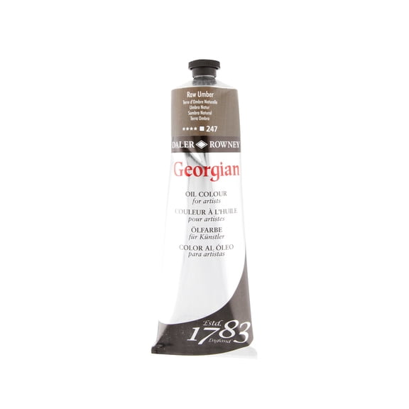 Daler-Rowney Georgian Oil Color, 225ml, Raw Umber