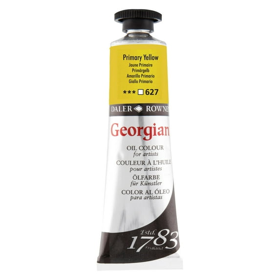Daler-Rowney Georgian Oil Color, 38ml, Chrome Lemon