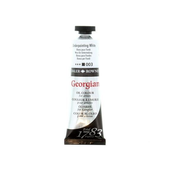 Daler-Rowney Georgian Oil Color, 38ml Tube, Underpainting White