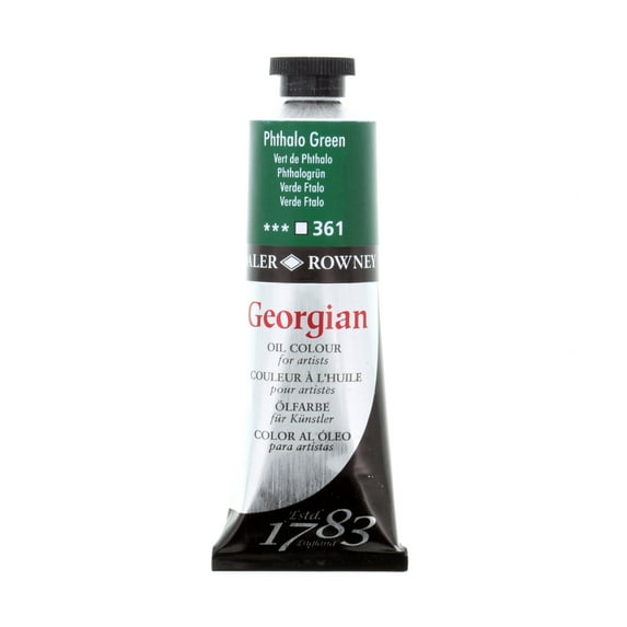 Daler-Rowney Georgian Oil Color, 75ml Tube, Pthalo Green
