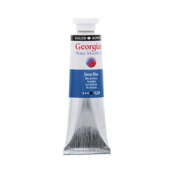 Daler-Rowney Georgian Water Mixable Oil, 37ml Tube, Sevres Blue