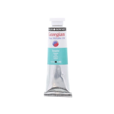 Daler-Rowney Georgian Water Mixable Oil, 37ml Tube, Turquoise