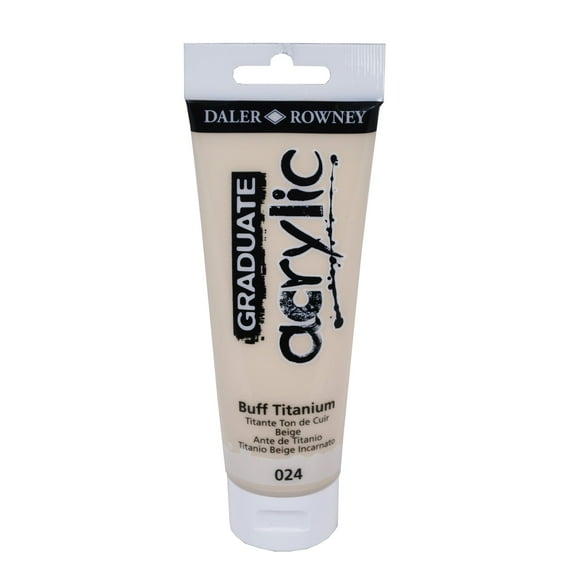 Daler-Rowney Graduate Acrylic, 120ml Tube, Buff Titanium