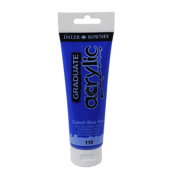 Daler-Rowney Graduate Acrylic, 120ml Tube, Cobalt Blue
