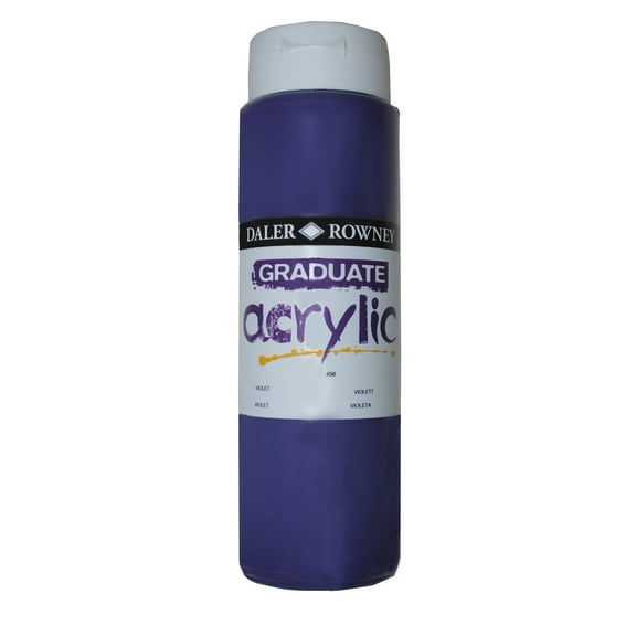 Daler-Rowney Graduate Acrylic, 500ml Bottle, Violet