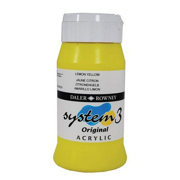 Daler-Rowney - Original System 3 Acrylic - 500ml - Burnt Umber
