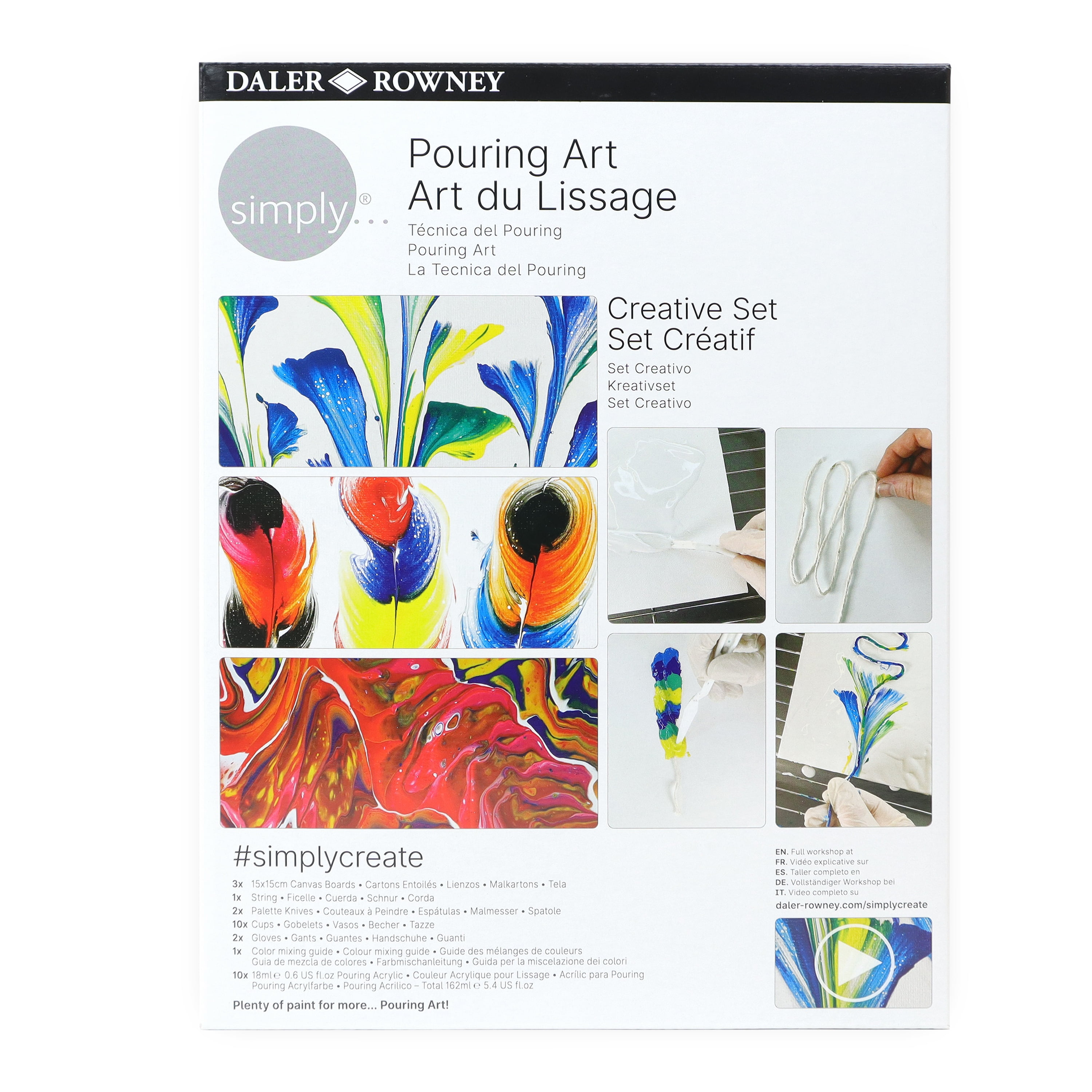 Daler-Rowney Simply Creative Set-Pouring Art