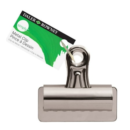 Daler-Rowney Simply Metal Clip, 2.8" x 2.8", 1 Count - Art Supply for Students and Artists