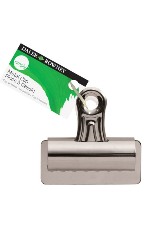 Simply Metal Clip, 2.8" x 2.8", 1 Count - Art Supply for Students and Artists