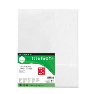 Mini Canvas, 100% Cotton White Canvas, 2.56X2.56, 1 Piece