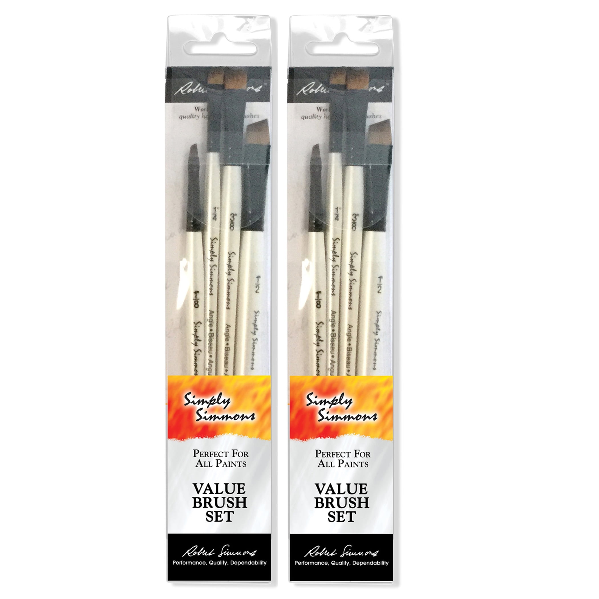 Daler-Rowney Simply Simmons Xl Filbert Brushes, Natural Bristle