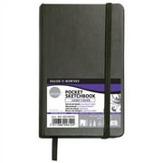 Daler-Rowney Simply... Sketchbook, Soft White Pages, (65lb/100g), Black Hardcover Binding, 72 Sheet, 3.5" x 5.5"