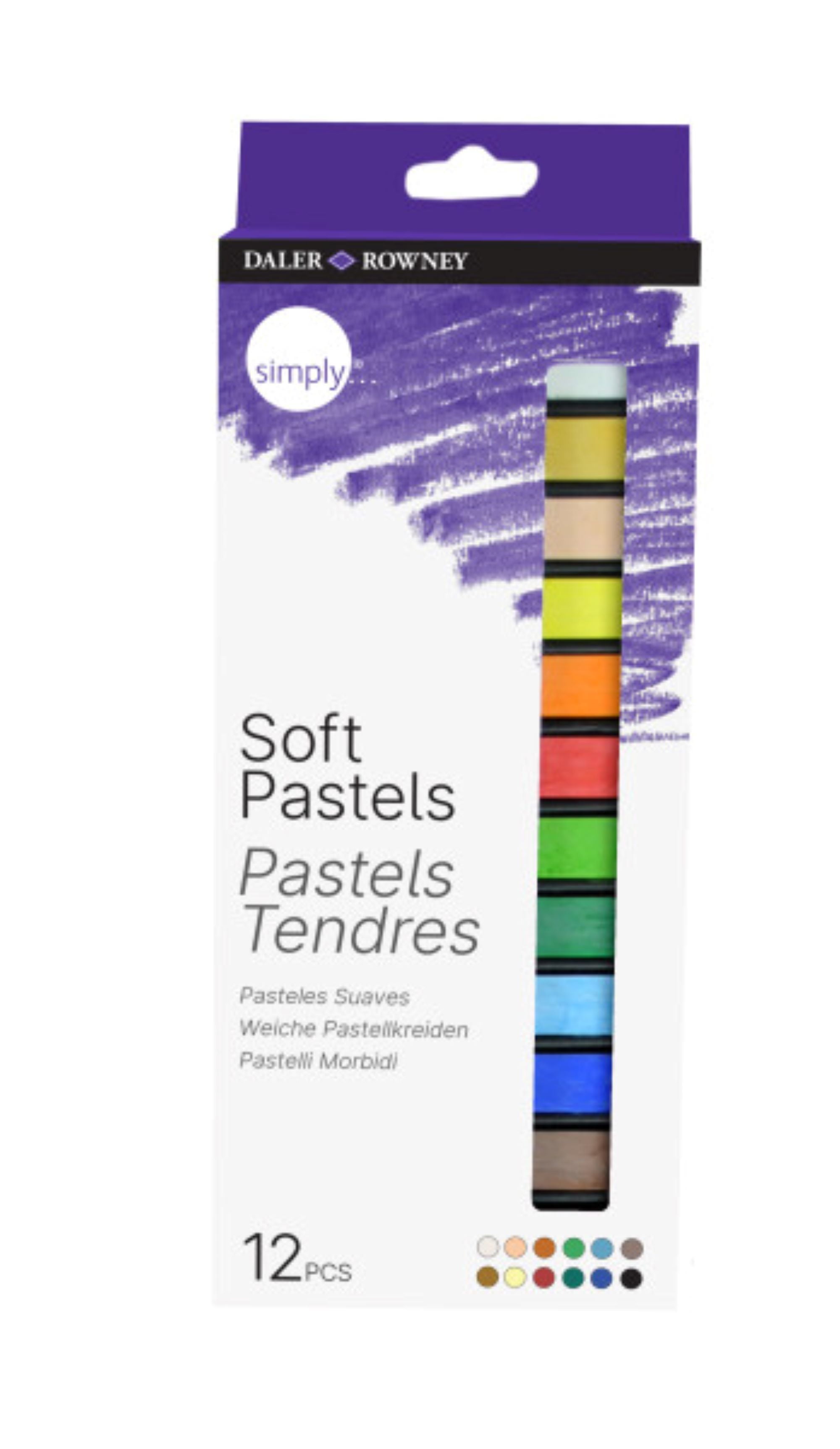 Soft Pastels 12pc Set - Meininger Art Supply