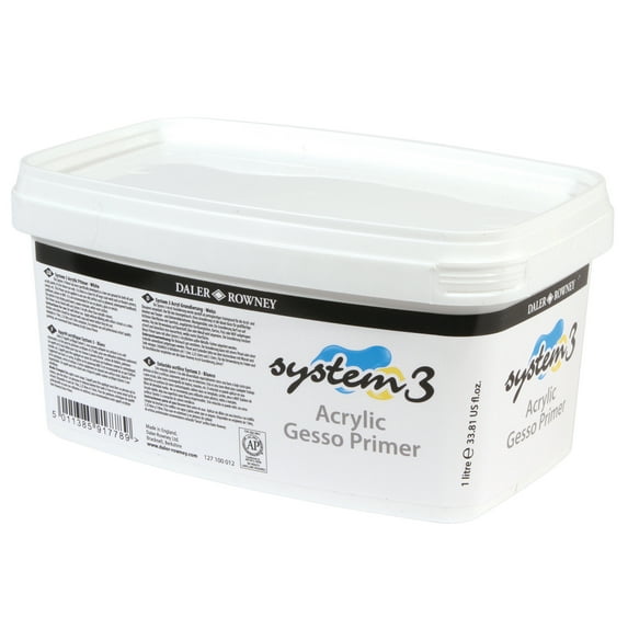 Daler-Rowney System 3 Gesso, 1-Liter